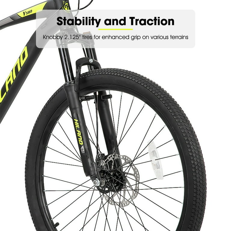 Hiland 26/27.5 Inch MTB, Shimano 21 Speed, Suspension Fork Hiland 26/27.5 Inch MTB, Shimano 21 Speed, Suspension Fork