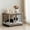 Greige, variant on LEDREM Dog Crate Furniture, 38.6-Inch Indoor Dog Kennel with Double Doors, Removable Tray, Side Table, for Dogs up to 70 lb, Rustic Brown