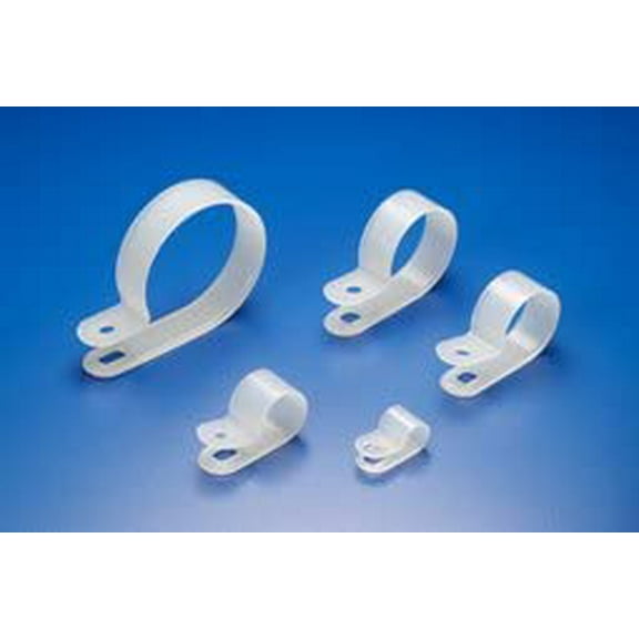 R-Type Cable Clamp 1/2" Clear 100pk, 2 Pack