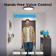 thumbnail image 5 of Govee Smart 12in RGBWW+RGBIC Ceiling Light Black, 5 of 8