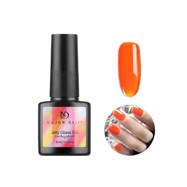 Atralife Nail Glue Jelly Gel Nail Polish Translucent Neon Color Soak Off Uv Led Gel Polish Walmart Com