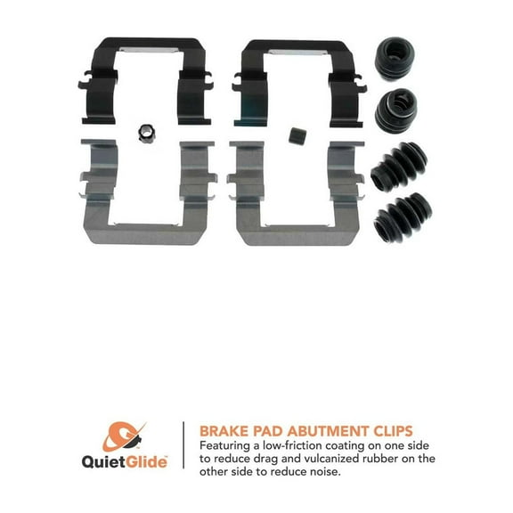 Carlson H5838Q Front Disc Brake Hardware Kit