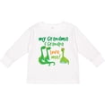thumbnail image 3 of Inktastic Grandma Grandpa Love Me Dinosaurs Boys Long Sleeve Toddler T-Shirt, 3 of 5