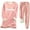 Pink, variant on Oksale Womens 2 PC Sweatsuits Plus Size Fleece Sherpa Lined Sweatshirts Casual Print Sweatpants Freezing Outfits Warm Winter Sets Blue M