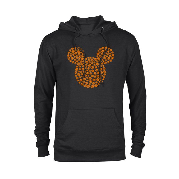 Disney Mickey Mouse Jack-O'-Lanterns Halloween - Pullover Hoodie for Adults - Customized-Black