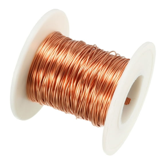 Uxcell 0.55mm Dia Magnet Wire Enameled Copper Wire Winding Coil 65.6' Length