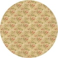 thumbnail image 1 of Ahgly Company Machine Washable Indoor Round Transitional Caramel Brown Area Rugs, 8' Round, 1 of 7