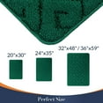 thumbnail image 2 of SHIQI-Indoor Doormat, Front Door Mat for Entrance (90×150cm Green) Machine Washable Entryway Rug, Non Slip Trapper Door Rugs Absorbent Dirt Low Profile Shoes Scraper Inside Floor Mats for Entry, 2 of 4