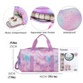 thumbnail image 3 of MesaSe Sac de Sport Weekender Léger pour Gym Femmes Filles Sacs de Voyage avec Compartiment à Chaussures Poche Humide, 3 of 4