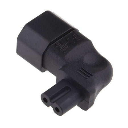 

IEC 320 C14 TO C7 Power Adapter PLUG/SOCKET 90 Degree AC Connector IEC 3Pole