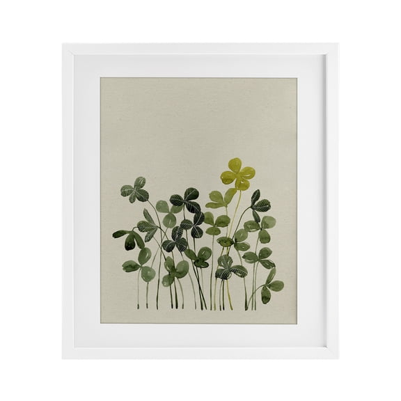 Stupell Industries French Country Hidden Gems Botanicals White Framed Print Under Glass, 13 x 16, by Grace Popp