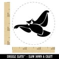thumbnail image 2 of Owl Flying Bird Doodle Self-Inking Rubber Stamp Ink Stamper - Sky Blue Ink - Small 3/4 Inch, 2 of 7