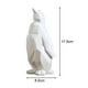 thumbnail image 3 of Escultura de pingüino,Escultura de pingüino,decoración nórdica para el hogar,Escultura,Estatua de resina,figura decorativa para el hogar,Esculturas de animales,decoraciones coleccionables, 3 of 8