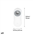 thumbnail image 2 of Pinzas magnéticas multiusos OXO Good Grips, color blanco (paquete de 4), 2 of 8