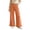 Orange, variant on Axiiglly Wide Leg Jeans for Women Trendy Ruffled Hem Button Zipper High Waisted Straight Leg Baggy Jeans Casual Loose Denim Pants with Pockets S-3XL