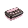 thumbnail image 1 of Caja de Almuerzo para Niños Caja de Almuerzo para Adultos, Caja de Bento para Niños de 3 Compartimentos de 1000Ml, Contenedor de Almuerzo para Adultos con Palos Y Cuchara, a Prueba de Fugas, Calefacci, 1 of 8