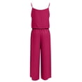 thumbnail image 2 of Women's Linen 2 Piece Outfits Sleeveless Tank Tops Wide Leg Flowy Pants Summer Casual Dressy Matching Sets with Pockets, 2 of 6