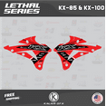 thumbnail image 3 of Kalair GFX Graphics Kit for Kawasaki KX85 (2014-2021) Lethal Series, 3 of 5