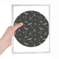 thumbnail image 1 of White Dandelion Flowers s Notebook Loose Diary Refillable Journal Stationery, 1 of 3