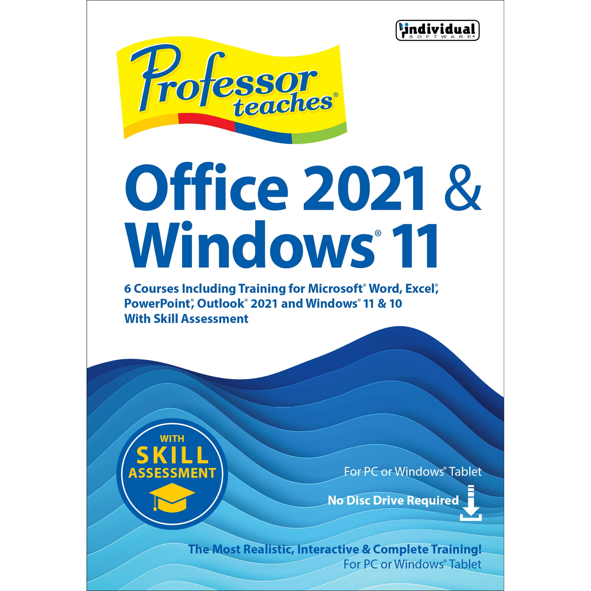 Individual Software Professor Teaches Office 2021 & Windows 11 with Skill Assessment Tutorial Set - Windows (6 Courses) [Digital Download]