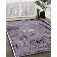 thumbnail image 3 of Ahgly Company Machine Washable Indoor Rectangle Industrial Modern Purple Jam Purple Area Rugs, 2' x 3', 3 of 7