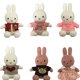 thumbnail image 2 of Muñeco de conejo blanco de juguete para niños, respaldo para dormir, lindo conejo de peluche, muñeco de acompañamiento para bebé, regalo de cumpleaños para niños, 2 of 5