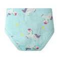 thumbnail image 6 of 2-7T Toddler Girls Kids Soft Cotton Underwear Briefs 6 Pack Cute Print Padded Panties Undies, 6 of 8