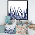 thumbnail image 3 of Designart 'Close Up Navy Blue Agave Leaves' Traditional Framed Art Print, 3 of 4