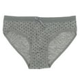 thumbnail image 1 of WZXFASHION Femme Femmes Coton sous-Vêtements Basiques Bikini Culottes à Pois Culottes pour Femmes Gris m, 1 of 5