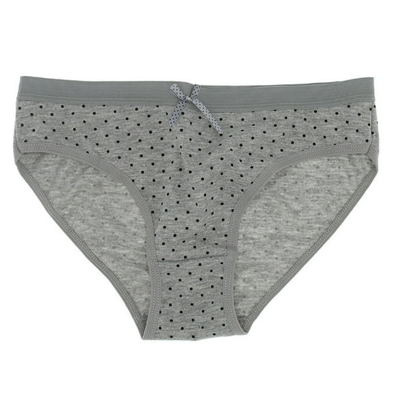 Women'S Panties Female Women Cotton Basic Underwear Bikini Polka Panties,Gray Women'S Nylon Underwear L