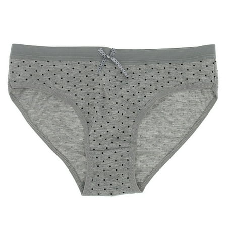 GZWYHT Womens Underwear Clearance Cotton Underwear Female Women Cotton Basic Underwear Bikini Polka Panties Cheeky Underwear Plus Size Underwear Seamless Underwear Grey XL