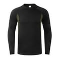 thumbnail image 3 of Thermal Underwear Set for Men, Winter Gift Hunting Gear Sport Base Layer Bottom Top, Men Compression Quick Drying Warm Base Layer for Winter Skiing Hunting Black S, 3 of 8