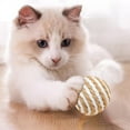 thumbnail image 4 of Interactive Sisal Cat Toy with Rolling Design Rattle Sounds and Durable Woven Fibers for Indoor, 4 of 5