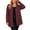 04-Wine, variant on Plus Size Cardigan for Women Lightweight Long Sleeve Button Down Cardigans Fall Fashion Thin Clothes