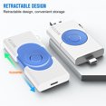 thumbnail image 4 of Cargador inalámbrico USB Tipo-C Cargador de interfaz dual para Apple Watch 8 7 (Blanco), 4 of 7