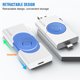 thumbnail image 4 of Cargador inalámbrico USB Tipo-C Cargador de interfaz dual para Apple Watch 8 7 (Blanco) Tmvgtek Para estrenar, 4 of 8