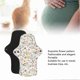 thumbnail image 3 of Flower Print Reusable Cotton Panty Liners with Super Absorbency for Menstrual Care (5 Pack), 3 of 4