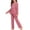 Hot Pink, variant on CPNG Girls Clothes Rib-Knit Outfit Ruffle Sleeve Shirt with Belt 3Pcs Straight Wide Leg Pant Set Teen Girls Fashionable Casual Dress Set(Blue,10-11 Years)
