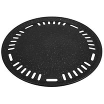 LITINKIMI Korean Grill Frying Pan Round Stainless Steel Perfect For Family Use 1Set