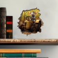 Farmer Mouse in Mouse Hole Decal - Mouse Hole 3D Wall Sticker - Walmart.com