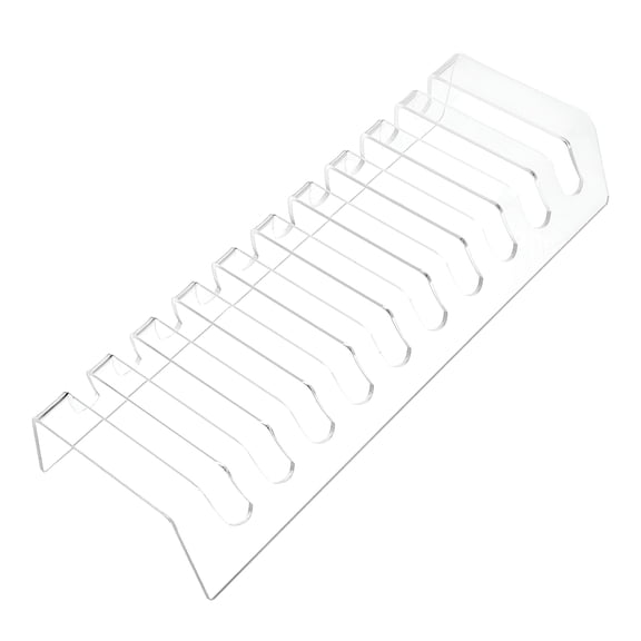 LAMIRO Universal Tablets Stand 10 Compartment Multi Device Organizer Stand Phones And Tablets Holder Suitable For Desk Classroom