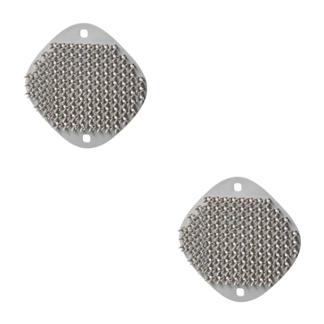 Matsuzay Cepillo de limpieza Baño Lavavajillas Depurador de silicona Hogar Antiarañazos Fregado Colgando Estropajo Gris Gris 2Conjunto