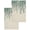 Light Beige Gray Blue Teal Green, variant on Green Eucalyptus Leaves Kitchen Dish Towels for Drying Dishes Set of 2, Summer Botanical Weeping Rustic Waffle Weave Microfiber Hand Tea Bathroom Towels Quick Dry & Absorbent Towel 15.7x23.6