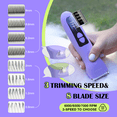 thumbnail image 4 of Petopia Cordless Dog Clippers for Grooming Kit Small&Large Dogs Cats, Purple Low Noise Dog Shaver, 4 of 10