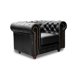 thumbnail image 2 of Sillón Individual de de Piel Genuina Clásico Capitonado, 1 plaza, Modelo Chesterfield P/V, Color Negro, Elegante, cómodo y Moderno, Hecho en Mexico. Medidas 110 X 90 X 80 cm., 2 of 7
