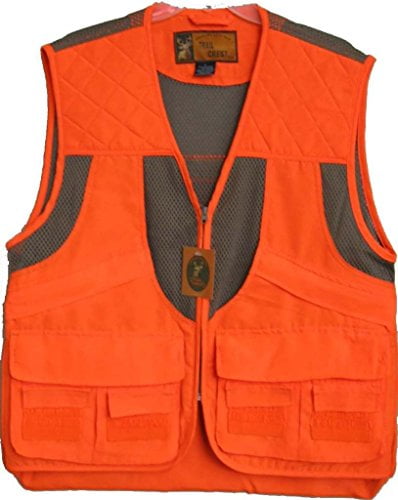 Trail Crest Mens Blaze Orange Safety Deluxe Front Loader Vest W Magnet, 3X by
