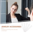 thumbnail image 2 of MasteelfCA 5PCS Y Shape Hairpin Traditional Style Hairpin Making Material DIY Hair Stick, 2 of 8