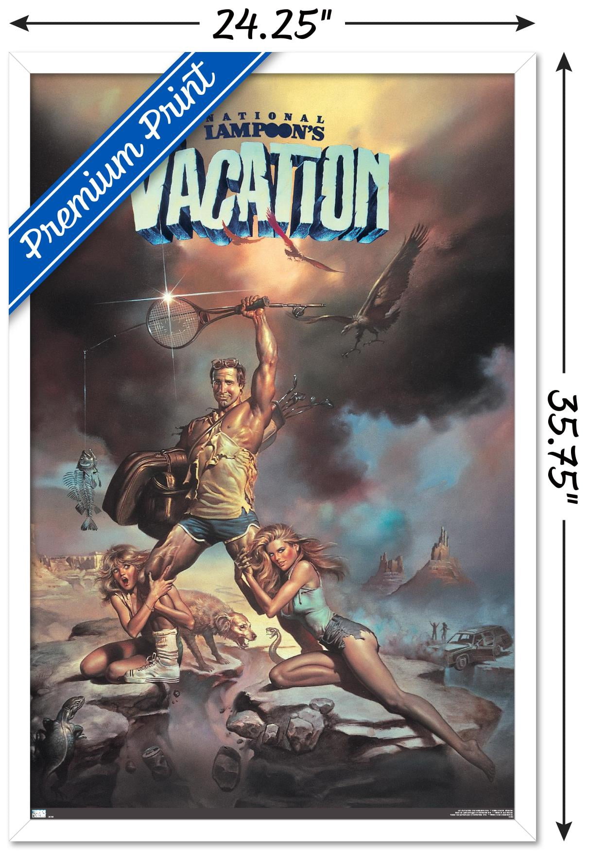 National Lampoon's Vacation - One Sheet Wall Poster, 22.375" x 34" Framed
