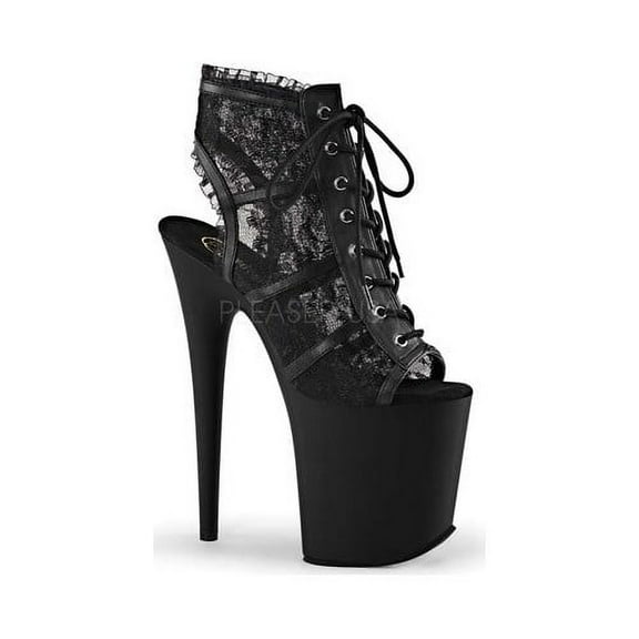 Women's Pleaser Flamingo 896LC Open-Toe Ankle Boot