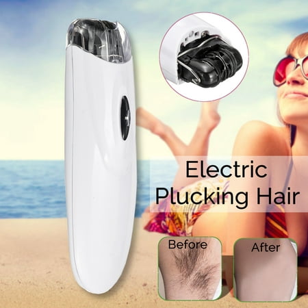 Painless Hair Facial Remover, Remove Hairs on the Upper Lip, Chin, Cheeks, Sideburns, Mini Portable Travel Size (Battery Not